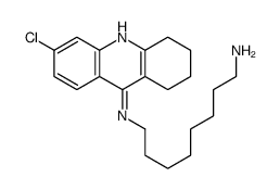 N'-(6-chloro-1,2,3,4-tetrahydroacridin-9-yl)octane-1,8-diamine结构式