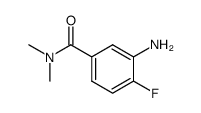 3-amino-4-fluoro-N,N-dimethylbenzamide Structure