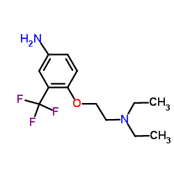 4-[2-(Diethylamino)ethoxy]-3-(trifluoromethyl)aniline结构式