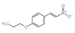 1-[(E)-2-nitroethenyl]-4-propoxy-benzene结构式