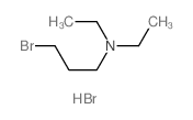 3-溴-N,N-二乙基丙氨氢溴酸盐结构式
