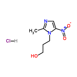 Ternidazole hydrochloride Structure