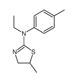 ethyl-(5-methyl-4,5-dihydro-thiazol-2-yl)-p-tolyl-amine Structure