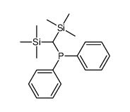 bis(trimethylsilyl)methyl-diphenylphosphane结构式