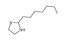 2-heptyl-1,3-thiazolidine Structure