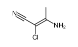 3-amino-2-chloro-crotononitrile结构式