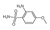 2-amino-4-methoxy-benzenesulfonamide Structure