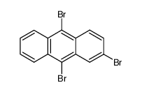 2,9,10-tribromo-anthracene Structure