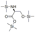 (S)-2-(Trimethylsilylamino)-3-(trimethylsilyloxy)propanoic acid trimethylsilyl ester结构式