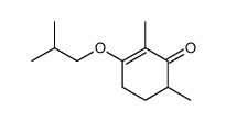2,6-dimethyl-3-(2-methylpropoxy)cyclohex-2-en-1-one Structure