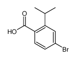 4-溴-2-异丙基苯甲酸结构式