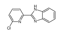 2-(6-chloropyridin-2-yl)-1H-benzimidazole结构式