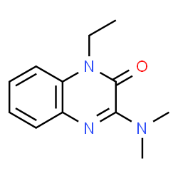 2(1H)-Quinoxalinone,3-(dimethylamino)-1-ethyl-(9CI) Structure