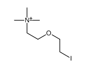 O-(2-iodoethyl)choline Structure
