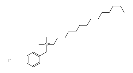 benzyl-dimethyl-tetradecylazanium,iodide结构式