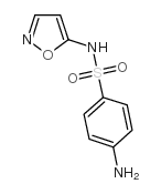 N-(异恶唑-5-基)氨基苯磺酰胺结构式