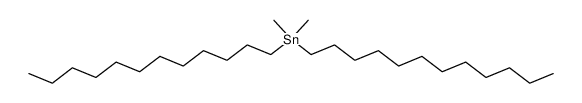 Dimethyl-di-n-dodecyl-zinn Structure