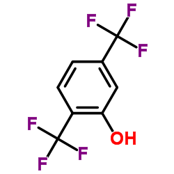 2,5-双三氟甲基苯酚结构式