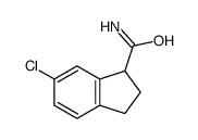 6-chloro-2,3-dihydro-1H-indene-1-carboxamide Structure
