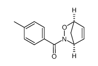N-p-toluoyl 2-aza 3-oxa-bicycloheptene Structure