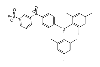 dimesityl-4-(3-fluorosulfonylphenylsulfonyl)phenyl borane结构式