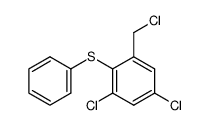3,5-dichloro-2-(phenylthio)benzyl chloride Structure