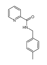 2-Pyridinecarboxamide,N-[(4-methylphenyl)methyl]-(9CI) Structure