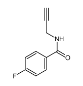 4-fluoro-N-prop-2-ynylbenzamide结构式