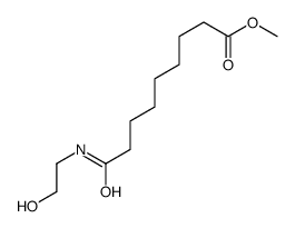 methyl 9-(2-hydroxyethylamino)-9-oxononanoate结构式