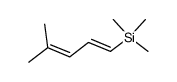 trans-4-Methyl-1-(trimethylsilyl)-1,3-pentadien结构式