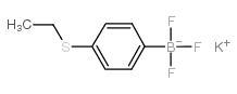 potassium (4-ethylthiophenyl)trifluoroborate Structure