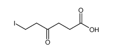 6-iodo-4-oxo-hexanoic acid Structure