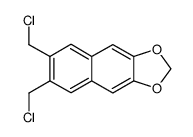 6,7-bis-chloromethyl-naphtho[2,3-d][1,3]dioxole结构式