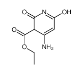 3-Pyridinecarboxylicacid,4-amino-1,2,3,6-tetrahydro-2,6-dioxo-,ethylester结构式