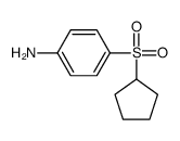 4-(环戊烷磺酰基)苯胺结构式