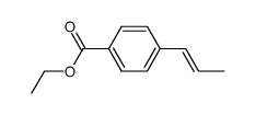 4-propenylbenzoic acid ethyl ester结构式