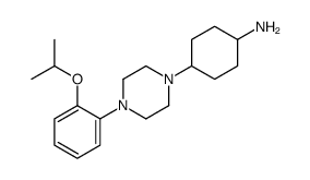 4-[4-(2-propan-2-yloxyphenyl)piperazin-1-yl]cyclohexan-1-amine Structure
