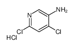 4,6-Dichloro-3-pyridinamine hydrochloride (1:1) Structure