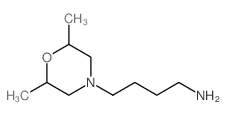 4-(2,6-Dimethyl-morpholin-4-yl)-butylamine Structure