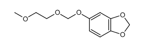 5-((2-methoxyethoxy)methoxy)benzo[d][1,3]dioxole结构式