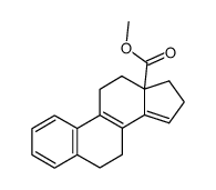 methyl 6,7,11,12,16,17-hexahydro-13H-cyclopenta[a]phenanthrene-13-carboxylate结构式