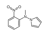 N-methyl-N-(2-nitrophenyl)pyrrol-1-amine Structure