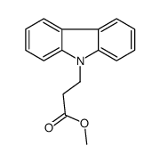 methyl 3-carbazol-9-ylpropanoate结构式