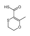 6-methyl-2,3-dihydro-1,4-oxathiine-5-carbothioic S-acid结构式