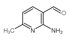 2-氨基-6-甲基吡啶-3-甲醛结构式