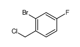 2-Bromo-1-(chloromethyl)-4-fluorobenzene结构式