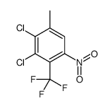 2,3-DICHLORO-6-NITRO-4-METHYLBENZOTRIFLUORIDE Structure