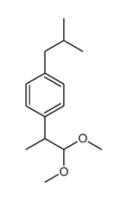 1-(1,1-dimethoxypropan-2-yl)-4-(2-methylpropyl)benzene结构式