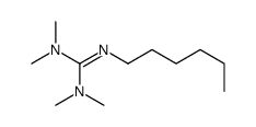 2-hexyl-1,1,3,3-tetramethylguanidine结构式