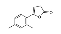 5-(2,4-dimethylphenyl)-3H-furan-2-one结构式